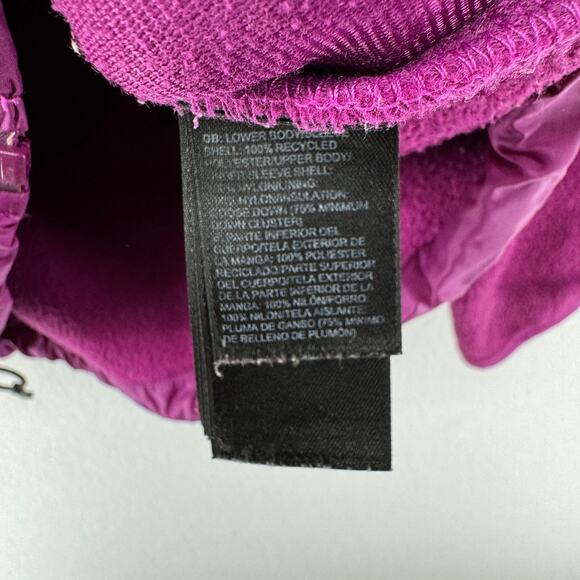THE NORTH FACE Jacket Womens S 550 Goose Down Denali Fleece Full Zip Winter Pink - Picture 11 of 15